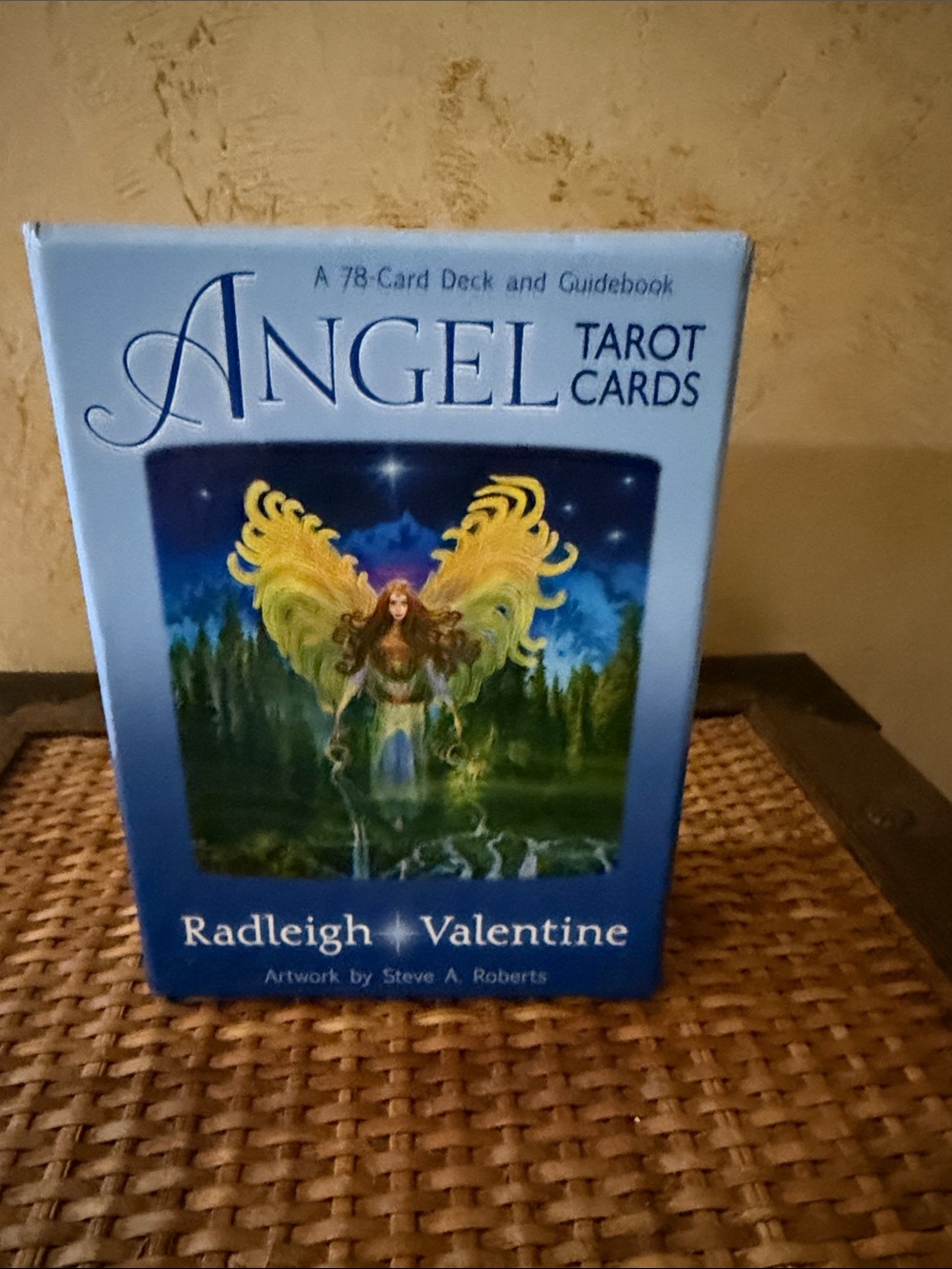 Radleigh Valentine Angel Tarot Cards - Blue 78 card Deck EUC